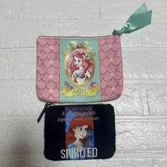 Disney ディズニープリンセス　リトルマーメイド　アリエル　ポーチ　２種