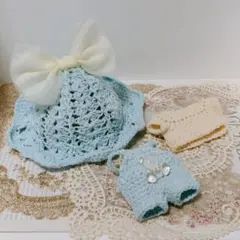 【15cmサイズ】リボンでおめかし♡チューリップハットセット