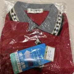 未使用　　GLENMORG メンズシャツ M 赤