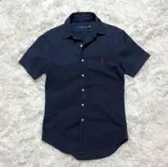 美品　Ralph Lauren 半袖シャツ ネイビー
