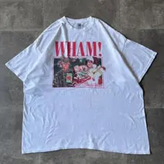 00s GILDAN WHAM! ロゴTシャツ ビッグサイズ XXL 白A455