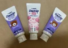 Check-Up 乳歯用ジェル グレープ・ピーチ 3本セット