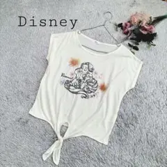 【タキヒヨー株式会社】アリエル　人魚姫　Tシャツ Mサイズ ライトイエロー