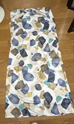新品！フェリシモ リブインコンフォート☆沖縄やちむん柄ネックギャザーワンピース