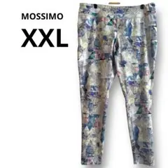 MOSSIMO 幾何学模様 スパッツ XXL ゆったり カラフル 海外古着