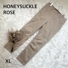 美品✨【ハニーサックルローズ】レディーススキニーパンツ ウエストゴム ベージュ