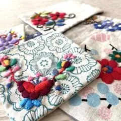 東欧花刺繍/刺繍布完成品セット