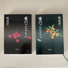 愛のごとく(上下セット) 2冊セット売り　渡辺淳一