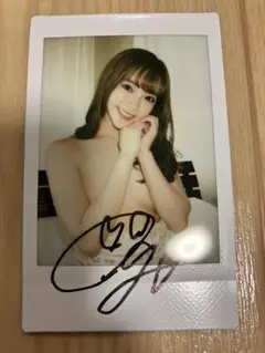 小倉由菜　直筆サイン入りチェキ