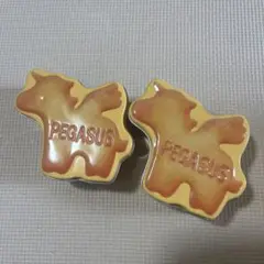 ナムコ限定　たべっ子どうぶつダイカット缶　ペガサス　2点セット