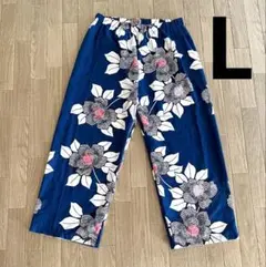 912 浴衣リメイクパンツ　ステテコ　パジャマ ハンドメイド
