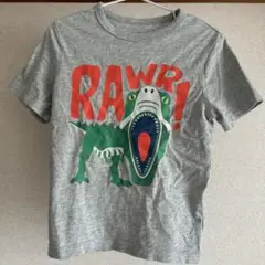 baby GAP☆恐竜プリント Tシャツ 5歳用 グレー