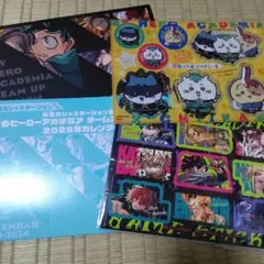 最強ジャンプ●ヒロアカ付録3種セット●ちいかわクリアシート、ネームステッカー他
