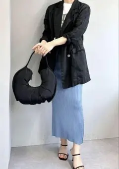Whim Gazette ウィムガゼット　ラミー　ジャケット　黒　フリーサイズ
