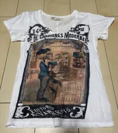 Share Spirit アートワーク Vネック Tシャツ