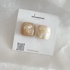 フットネイルチップNO.6キレイめニュアンス