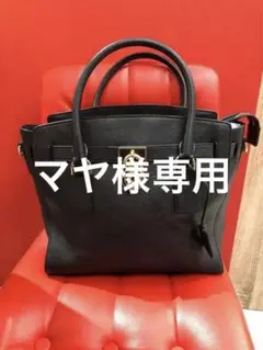 ♦️ マイケルコース レザーブラック ハンドバッグ♦️