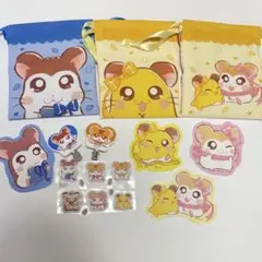 【新品未開封】マフラーちゃん・ちびまるちゃん・のっぽくん等15点SETハム太郎