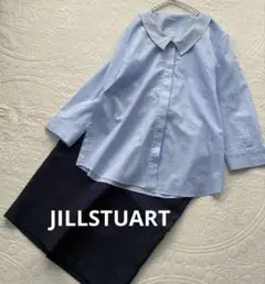 JILLSTUART ジルスチュアート　ブルーブラウス