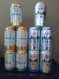 アサヒ 生ビール 缶 350ml+スーパードライ350ml