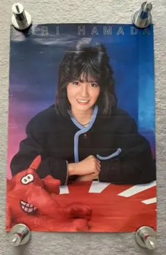 浜田麻里　Open Your Heart　B2サイズ　告知ポスター　非売品 浜田麻里 Open Your Heart B2サイズ 告知ポスター 非売品