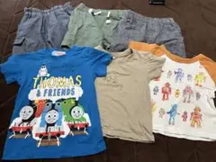 半袖Tシャツ3枚半ズボン6枚まとめ売りセット トーマス 恐竜