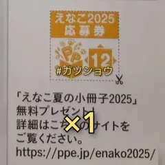 EX 大衆 2025年9月号 えなこ夏表紙ジャック 応募券 1枚