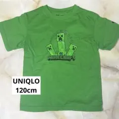 UNIQLO ユニクロ 120cm マイクラ クリーパー 緑 半袖Tシャツ