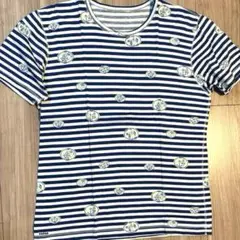パパス Papas Tシャツ ストライプ（Mサイズ）