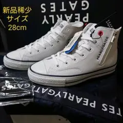 パーリーゲイツ コンバースコラボ/スパイクレスゴルフシューズ/稀少サイズ28cm