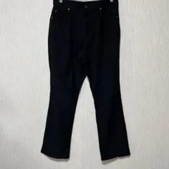 ブーツカット　パンツ　3L ウエスト85-93 黒