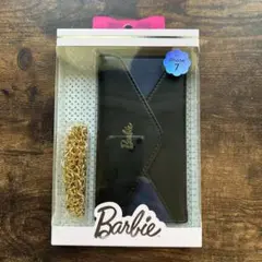 【新品未使用】Barbie iPhone7/8対応手帳型レターチェーンケース