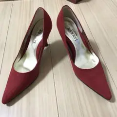 新品　LEICRAVE 赤　パンプス　23センチ