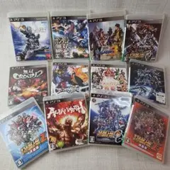 PS3 ゲームソフト 12枚セット スーパーロボット大戦 ガンダム無双3