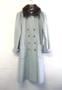 Foexy フォクシー ブティック カシミヤ ロング ファー コート 毛皮
