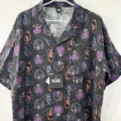 新品 ディズニー ヴィランズ アロハシャツ 半袖 メンズLLサイズ 総柄