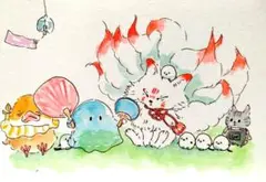 がんばれそよそよおばけちゃん！8/18 10（原画）ポストカードのみ