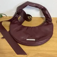 GRL ワイン色ショルダーバッグ
