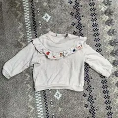 長袖 トレーナー　90 après les cours tiny bear