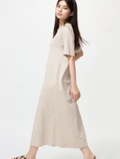 ユニクロ　エアリズムコットンTワンピース/半袖