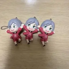 でふぉフィグ！ハイキュー！！ 音駒高校 キーホルダー ガチャガチャ