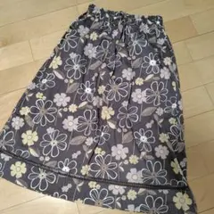 【美品】花柄　ロングスカート　Lサイズ