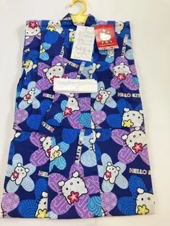 女児浴衣　３歳〜４歳　サンリオ　キティちゃん