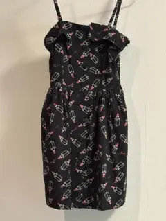 VIVAYOU ミニワンピース ルージュプリントsize:2