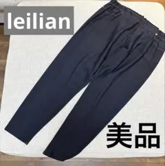 レリアン　デニム風　レギンス　L leilian スパッツ