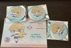 遊戯王GX サンリオコラボ　天上院明日香 缶バッジ 特典セット