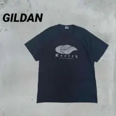 90s GILDAN vintage BLACK ギルダン　半袖　Lサイズ