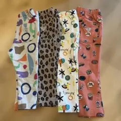 キッズレギンス 4枚セット 100cm~