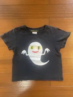 ねないこだれだ　プリント 黒 Tシャツ100