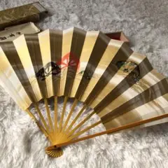 扇子 十松屋福井扇舗 能 仕舞扇 本金製 本金霞波二車 観世流